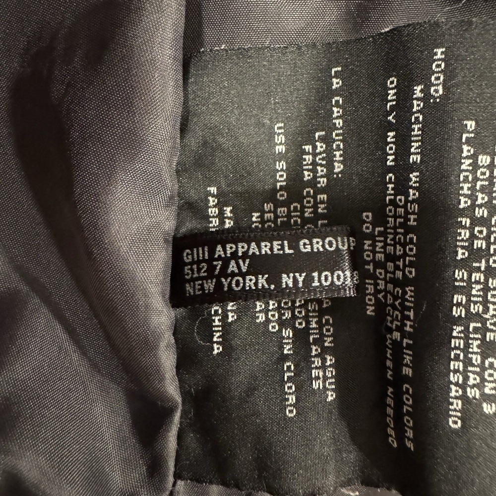 Andrew Marc New York Faux Fur Trimmed Hooded Down Puffer Parka Jacket Gray XL - Picture 11 of 16
